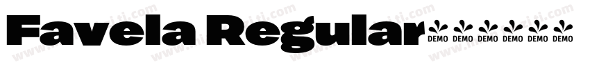 Favela Regular字体转换